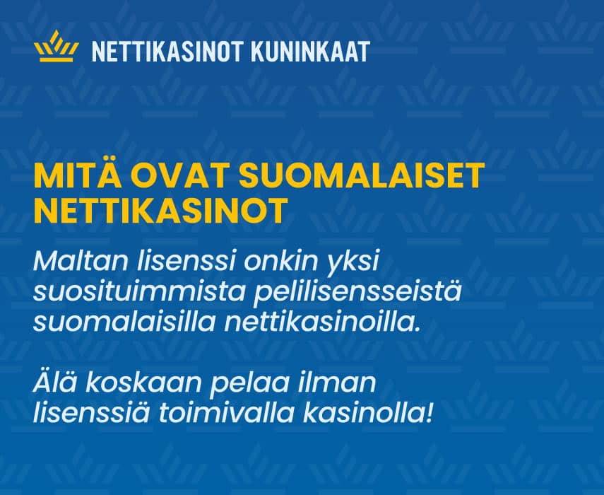 Mitä ovat suomalaiset nettikasinot